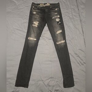 AG Adriano Goldschmidt Legging Super Skinny Digital Luxe Denim Jeans Women's 26R